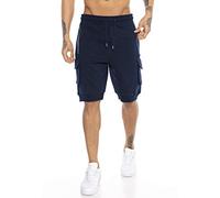 RED BRIDGE Pantalones Cortos Deportivos con Bolsillos Grandes Laterales para Hombre Negro