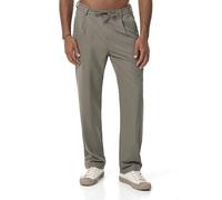 Red Bridge - Pantalones de tela para hombre, color liso, con cordón, caqui, M