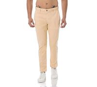 RED BRIDGE Pantalones para Hombres Chino-Pants de algodón Stretch Elegantes Camel