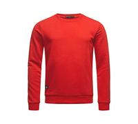 RED BRIDGE Sudadera Basica Unicolor de algodón para Hombre Rojo