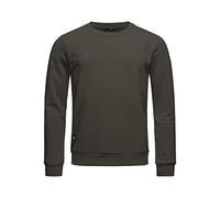 RED BRIDGE Sudadera Basica Unicolor de algodón para Hombre Verde