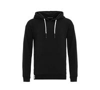 RED BRIDGE Sudadera con Capucha para Hombres Suéter Jersey Algodón Premium Basic Real Oversize Negro S