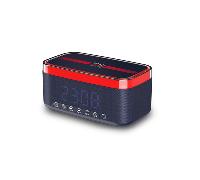 red bull altavoz radio despertador cargador 12w