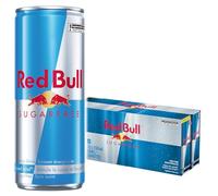 Red Bull Bebida energética, sin azúcar, 250 ml (paquete de 12)
