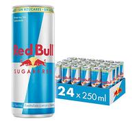 Red Bull Bebida Energética Sugarfree, Sin Azúcar, 24 x 250ml (Single) | contiene cafeína, taurina, vitaminas B, edulcorantes y agua, 250 ml, pack de 24 latas