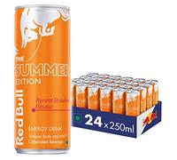 Red Bull Bebida energética, The Summer Edition, sabor albaricoque y fresa, 250 ml (paquete de 24)