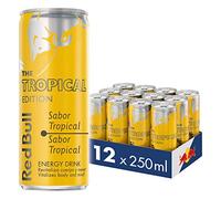 Red Bull Bebida energética, Tropical - 12 latas de 250ml. - Total 3000 ml.