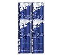Red Bull Blue Edition Bebida Refrescante Con Cafeína 250ml Paquete De 4