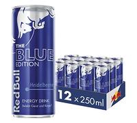 Red Bull Energy Drink Blue Edition con Heide lbeer sabor, 12 unidades, desechables (12 x 250 ml)