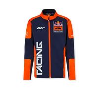 Red Bull - KTM Replica Team Chaqueta Softshell - Merchandising Oficial, Espíritu de Carreras - Hombres - L - Azul/Naranja