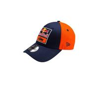 Red Bull New Era KTM Replica Team Curved Cap - Talla única - Unisex - Naranja y Azul Marino - Diseño Exclusivo