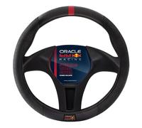 Red Bull Oracle - Funda Universal para Volante, Tipo 01, Color Negro y Rojo