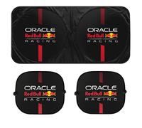 Red Bull Oracle Universal Parasol para Parabrisas- 1 Pieza - Plata/Azul/Rojo