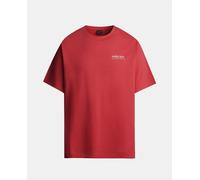 Red Bull Racing Camiseta gráfica de hombre algodón 100% estampado en la espalda. Blanco S