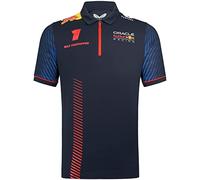 Red Bull Racing Formula One Team - Producto Oficial de Fórmula 1 2023 - Réplica de MAX Verstappen Driver Team Polo de Manga Corta - Night Sky - Hombre, Cielo Nocturno, L