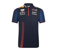 Red Bull Racing Formula One Team - Producto Oficial de Fórmula 1 2023 - Réplica de Camiseta Polo de Manga Corta - Night Sky - Hombre, Azul, M