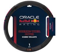 Red Bull Racing - Funda para volante, ajuste universal, piel perforada con agarres de tela, diseño deportivo, protege y mejora el estilo de tu vehículo (RBSWC003BR)
