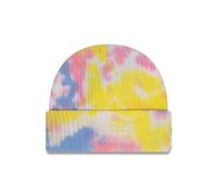 Red Bull Racing - Gorro de punto elástico, teñido anudado pastel, rosa, amarillo, azul, puño corto, algodón elástico, se adapta a la mayoría de adultos, producto oficial, Multicolor, Talla única