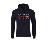 Red Bull Racing Oracle F1 Team - Sudadera con capucha, color azul cielo nocturno, diseño de logotipo grande, azul marino, XXL