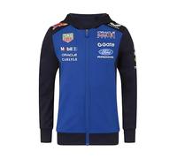 Red Bull Racing - Sudadera con Capucha y Cremallera Completa, Unisex, para niños, Night Sky/Surf The Web, 9 años