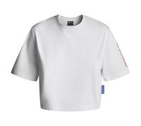 Red Bull Racing X Pepe Jeans Boxy Crop tee Camiseta, Blanco (Blanco), XS para Mujer