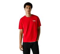 Red Bull Racing X Pepe Jeans Camiseta para Hombre Reflect Logo tee, Color Rojo (Mars Red), L, Rojo (Mars Red), L