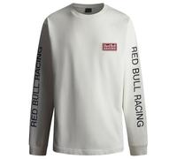 Red Bull Racing X Pepe Jeans Logo LS tee Camiseta, Blanco (Mousse White), XL para Hombre