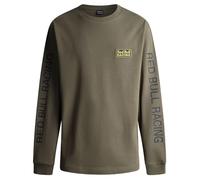 Red Bull Racing X Pepe Jeans Logo LS tee Camiseta, Verde (Verde Militar), XXL para Hombre