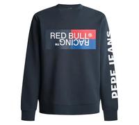 Red Bull Racing X Pepe Jeans RBR Colour Block Graphic Crew, Sudadera Hombre, Blue (Dulwich Blue),