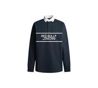 Red Bull Racing X Pepe Jeans RBR Logo Reflect Panel Rugby Shirt, Polo Hombre, Blue (Dulwich Blue),