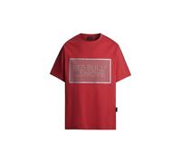 Red Bull Racing X Pepe Jeans RBR Mesh Film Logo tee Camiseta, Red (Mars Red), M para Hombre
