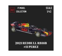 (RED BULL RB16B 11) 1:43 2022 RB18 Max Modelo de coche a escala Red Bull Racing Ferrari Alfa Romeo Mclaren