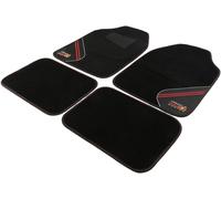 RED BULL Set Alfombras De Moqueta Racing En PVC 4 Piezas Negro/Rojo