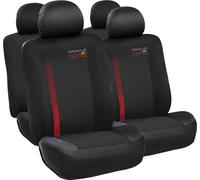 RED BULL Set Fundas Asiento 10 Pz Powerbar Negro/Rojo Original Resistente