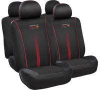 RED BULL Set Fundas Asiento 10 Pz Powerbar Negro/Rojo Original Resistente