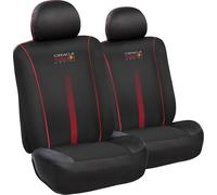 RED BULL Set Fundas Asientos 6 Piezas Powerbar Negro/Rojo Original