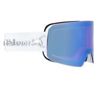 Red Bull Spect Eyewear Gafas de nieve REIGN-03, blanco/azul claro, morado con espejo azul claro, S.2, alto contraste