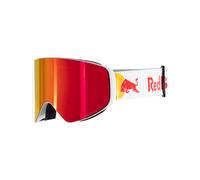 Red Bull Spect Eyewear - Máscaras de esquí - Jam Matt White / Brown with Red Mirror - Blanco Blanco one size