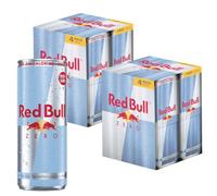 Red Bull Zero 250ml - Bebida Energética Sin Azúcar y Sin Calorías - Distribuido por Laborawi (8 x 250ml)