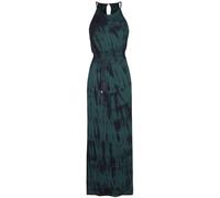RED by EMP Mujer Maxi Vestido Verde-Negro con Estampado Batik M
