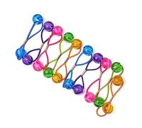 RED by Kiss 10 lazos para el pelo de bola de 16 mm, soportes de cola de caballo de burbujas para niños, niñas, mujeres, bebés, accesorios elásticos coloridos de doble cuenta, bonitas bandas para el