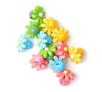 RED by Kiss 12 clips de pinza de flores para trenzas de cabello, pinzas para el pelo, pinzas para el pelo para niños, pequeñas pinzas para el pelo pequeñas, lindas pinzas finas de sujeción fuerte para