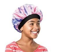 Red by Kiss Gorro de satén para niños con banda ancha, gorro de dormir para niños (rosa/morado)