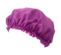 Red by Kiss Gorro de satén sedoso: doble capa para retención de humedad, tela transpirable antideslizante y cómoda para todo el cabello, Púrpura, Large/X-Large