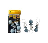 RED by Kiss Joyas para rastas, dijes trenzados, brazaletes para el cabello para mujer, colgantes de cabello, clips de decoración, 3 unidades (84)