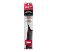 RED by Kiss Peine de fibra de carbono, antiencrespamiento, resistente al calor (cola de pin)