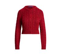 Red Cárdigan corto de seda en punto de ochos M