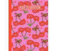 Red Cherry Sketchbook: Sweet Cute Red Cherry Notebook Journal for Kids teens girls and adults, Drawing notebook for writing and sketching, Sketchbook ... Paper Pad 8.5" x 11" - Notebook 100 Pages