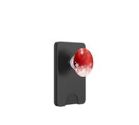 Red Christmas Snowflake Winter Holiday Bokeh Phone Design PopSockets PopWallet para MagSafe