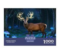 Red Ciervos 1000 Pieces Jigsaw Puzzles For Adults Challenging Game Stress Relieving Entertainment Exercise The Memory of The Brain for The Whole Family, Gifts for Women, Gifts for Men 70x50cm/10